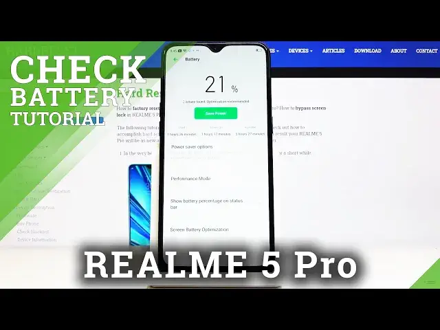 'Video thumbnail for How to Activate Battery Percentage in REALME 5 Pro - Detect Battery Level'