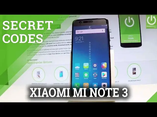 'Video thumbnail for Codes in XIAOMI Mi Note 3 Test Mode / Hardware Test / Secret Menu'