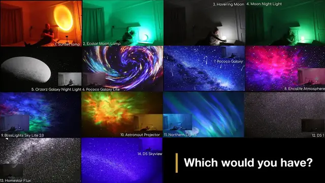 'Video thumbnail for 14 of the best home planetariums, projectors and astro lights'