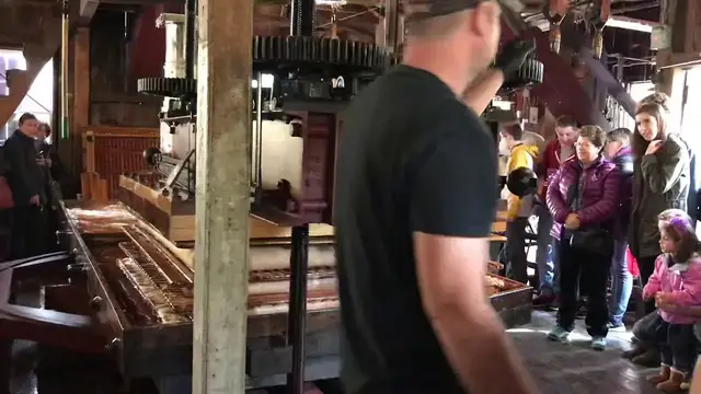 'Video thumbnail for B.F. Clyde's Cider Mill Cider Press in Action'