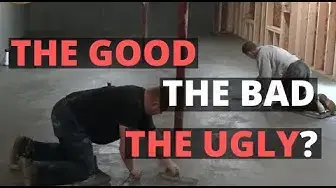 'Video thumbnail for Pouring And Finishing Concrete In The Winter | The Good, The Bad, And The Ugly!'