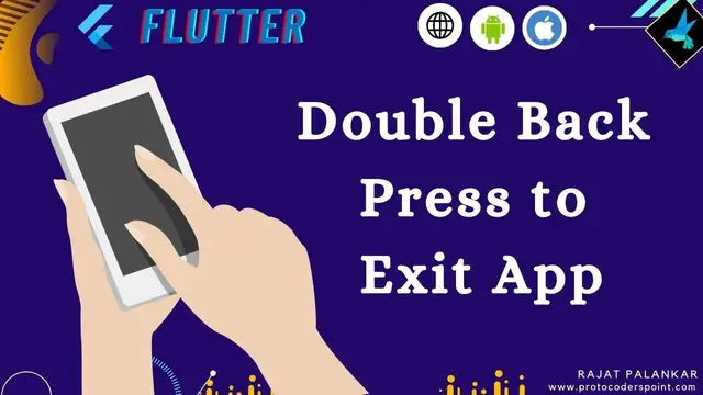 'Video thumbnail for How to implement Press back button again to Exit in flutter using Double Back to Close package'