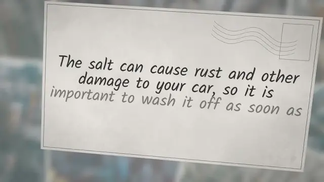 'Video thumbnail for How often wash car winter salt - My Blog'