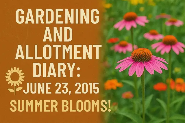 'Video thumbnail for Gardening and Allotment Diary: June 23, 2015 - Summer Blooms!'