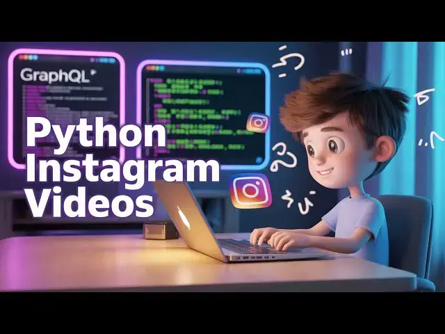 'Video thumbnail for Python 3 Instagram GraphQL API Example to Download Instagram Video Post From URL Using yt-dlp'