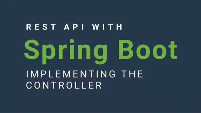 'Video thumbnail for Spring Boot REST API Controller'