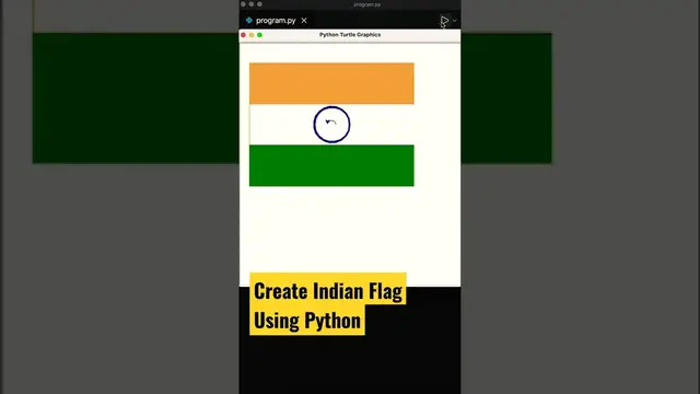 'Video thumbnail for Love coding ❤️❤️  Happy Republic Day 2022 status 🇮🇳 Indian flag python #shorts #coding #programming'