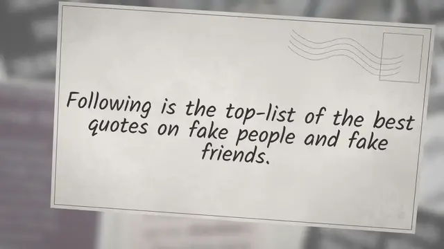 'Video thumbnail for Best Quotes On Fake Friends'
