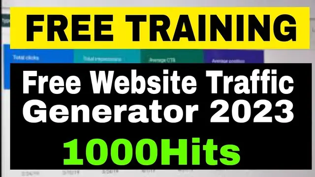 'Video thumbnail for Free Website Traffic Generator 2023 |10000 visitors| Adsense Approve'