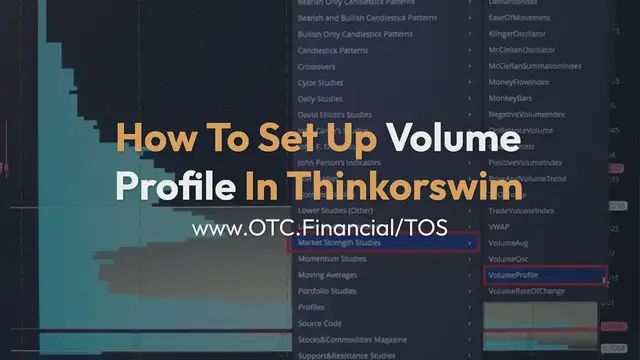 'Video thumbnail for How To Set Up Volume Profile In Thinkorswim TOS'