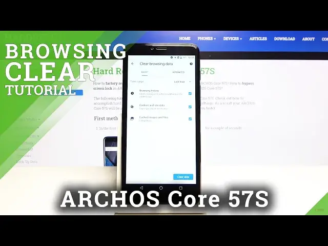'Video thumbnail for How to Clear Browsing Data in ARCHOS Core 57S – Clear Cookies and Browsing History'