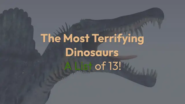'Video thumbnail for 13_Most_Terrifying_Dinosaurs'