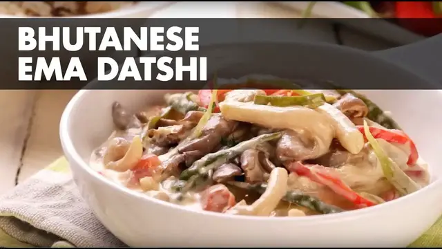 'Video thumbnail for If You Like Hot Food, This Is YOUR Dish | Bhutanese Ema Datshi'