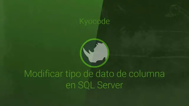 'Video thumbnail for Modificar tipo de dato de columna en SQL Server'
