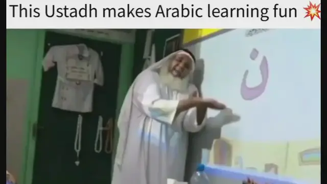'Video thumbnail for Ustadh's unique approach to Arabic learning'