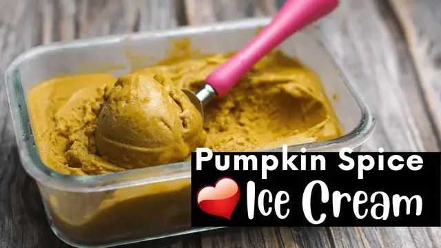 'Video thumbnail for Pumpkin Spice Ice Cream | Using Cuisinart Ice Cream Maker'