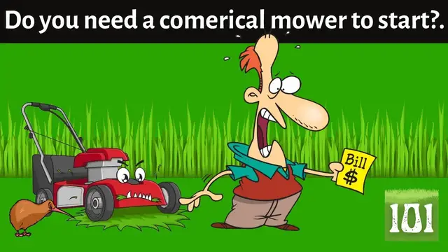 'Video thumbnail for Do you need commercial equipment to start a lawn mowing business?'