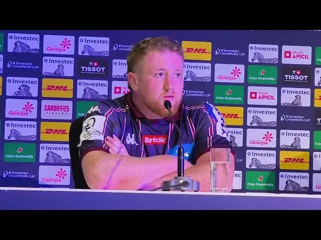 'Video thumbnail for Maxime Lamotte après la victoire face au Stade Toulousain en demi finale Hcup'