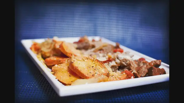 'Video thumbnail for The Ultimate Comfort Feast: Juicy Ribeye & Mom's Classic Fried Potatoes'