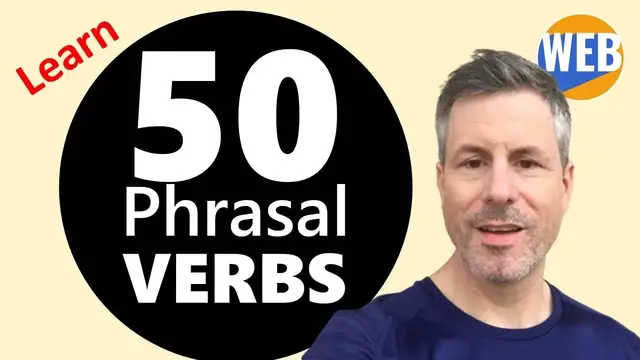 'Video thumbnail for Learn 50 phrasal verbs (From a native speaker)'