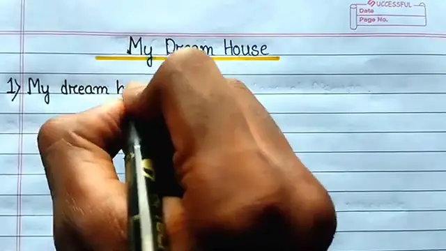 'Video thumbnail for 10 Lines Essay on My Dream House in English ⬆︎'
