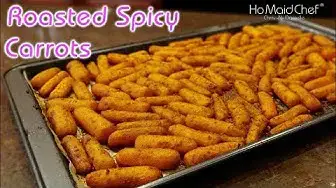 'Video thumbnail for Roasted Spicy Carrots | Dining In With Danielle'