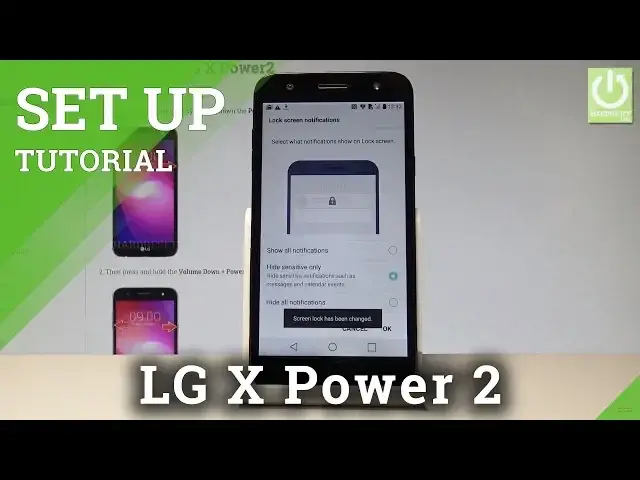 'Video thumbnail for How to Set Up Screen Lock on LG X Power2 |HardReset.info'