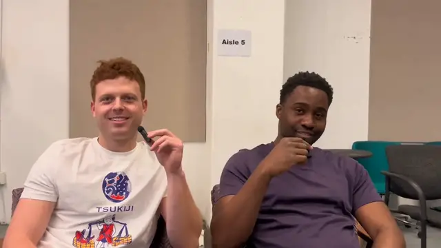 'Video thumbnail for Video: Joshua Echebiri & Caleb Foote on KING JAMES at The Old Globe'