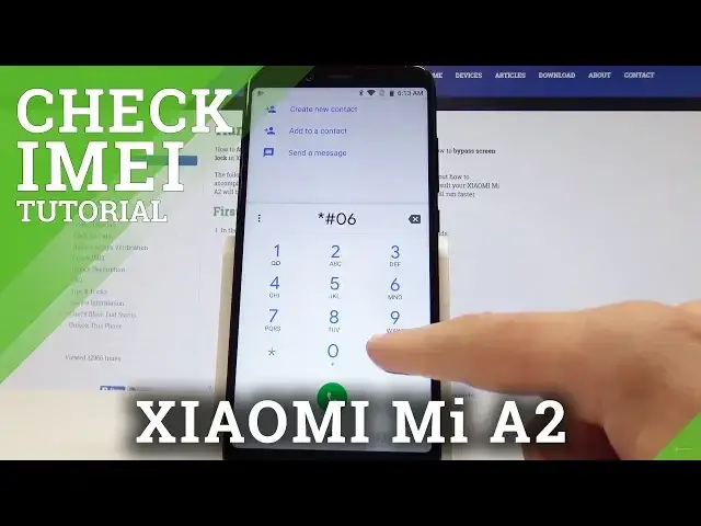 'Video thumbnail for How to Check IMEI in XIAOMI Mi A2 - Find Serial Number / Status Info'