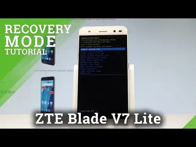'Video thumbnail for How to Enter Recovery Mode in ZTE Blade V7 Lite |HardReset.info'