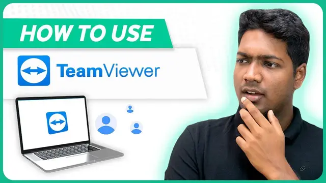'Video thumbnail for How To Use Team Viewer _ Remotely Control Your Computer And Mobile Phone'