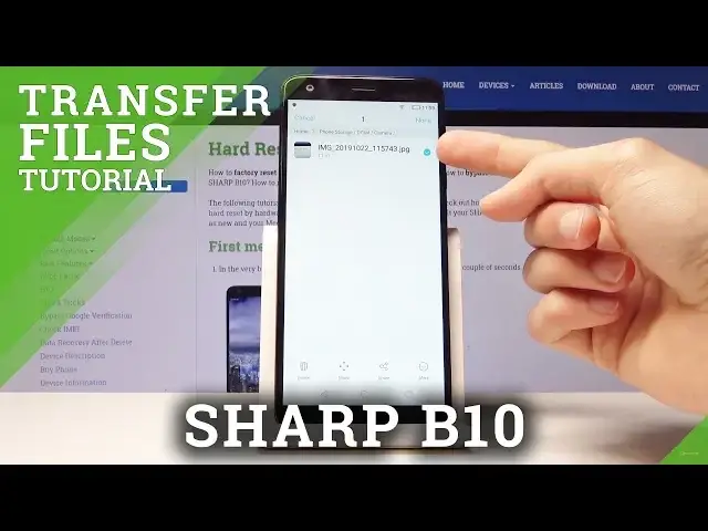 'Video thumbnail for How to Transfer Files in SHARP B10 - Move Media'