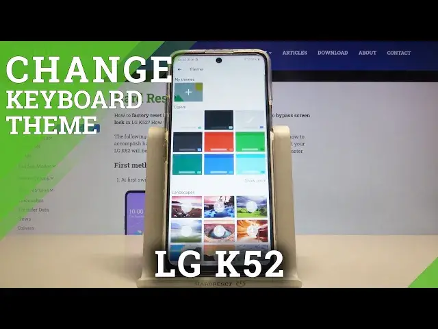 'Video thumbnail for Change Keyboard Theme - LG K52 Keyboard Personalization'
