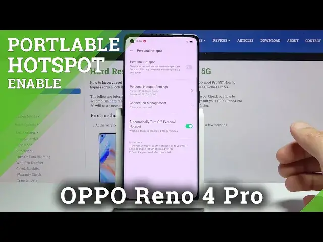 'Video thumbnail for How to Enable Portable Hotspot on OPPO Reno 4 Pro – Turn On Portable Hotspot'