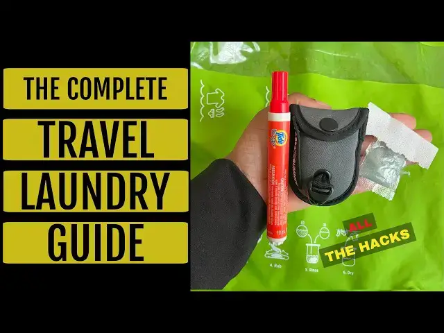'Video thumbnail for Ultralight Laundry On the Road | Step-by-Step for Travel, Van Life, Camping, Camino, Holidays, Nomad'
