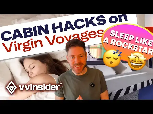 'Video thumbnail for 🚢✨ Virgin Voyages Cabin Hacks – Sleep Like a Rockstar in Any Room! 🛌🌙'