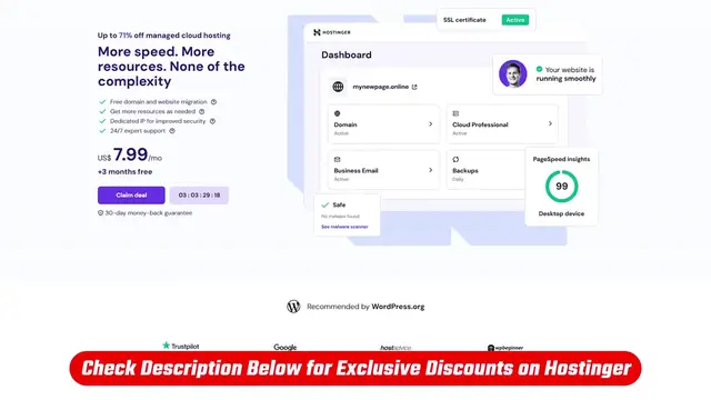'Video thumbnail for Hostinger Coupon Code  Claim Impressive Amount of Discount - 720'