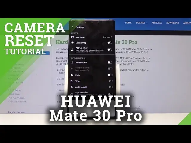 'Video thumbnail for How to Reset Camera in HUAWEI Mate 30 Pro - Restore Camera Settings to Default'