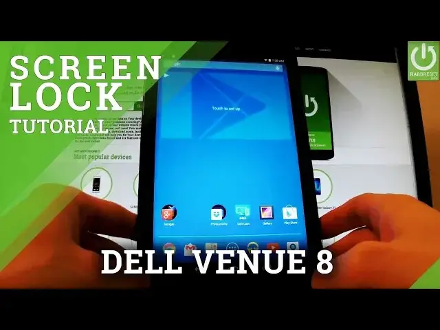 'Video thumbnail for How to Use Screen Lock in DELL Venue 8 - Set Up Screen Protection'