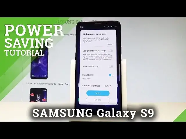 'Video thumbnail for How to Save Battery in SAMSUNG Galaxy S9 - Power Saving Mode |HardReset.Info'