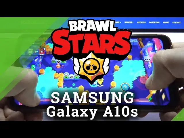 'Video thumbnail for Test Game Brawl Stars on SAMSUNG Galaxy A10s | Mediatek Helio P22 | 2GB RAM | Gameplay - FPS Check'