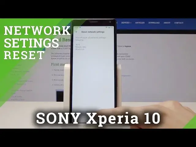 'Video thumbnail for How to Reset Network Settings on SONY Xperia 10 - Restore Default Settings'