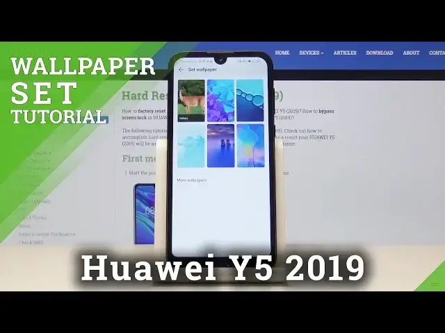 'Video thumbnail for How to Set Up Wallpaper in Huawei Y5 2019 - Change Wallpaper'