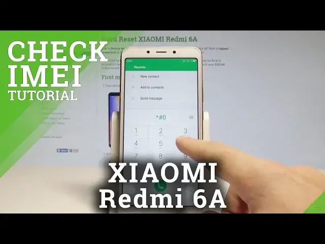 'Video thumbnail for How to Check IMEI and Serial Number on XIAOMI Redmi 6A - IMEI and SN in MIUI |HardReset.Info'
