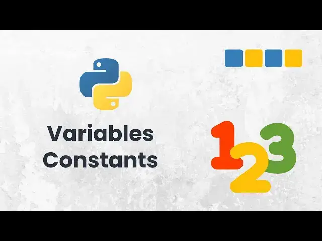 'Video thumbnail for Python Variables & Constants Explained Simply (For Beginners) (Python Tutorial #4)'
