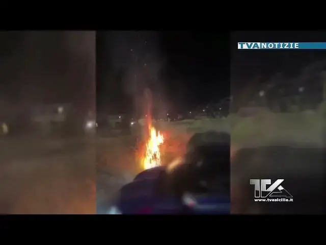 'Video thumbnail for Adrano. Botti (con incendio) prima degli esami'