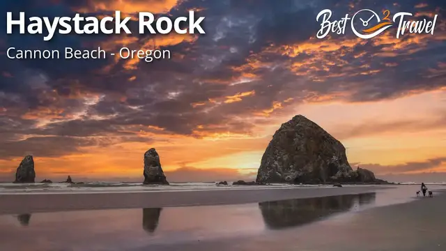 'Video thumbnail for Tide Pools and Tufted Puffins at Haystack Rock - Cannon Beach in Oregon'