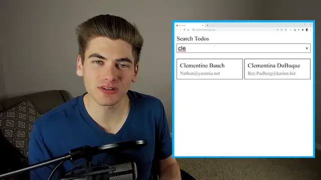 'Video thumbnail for How To Create A Search Bar In JavaScript'