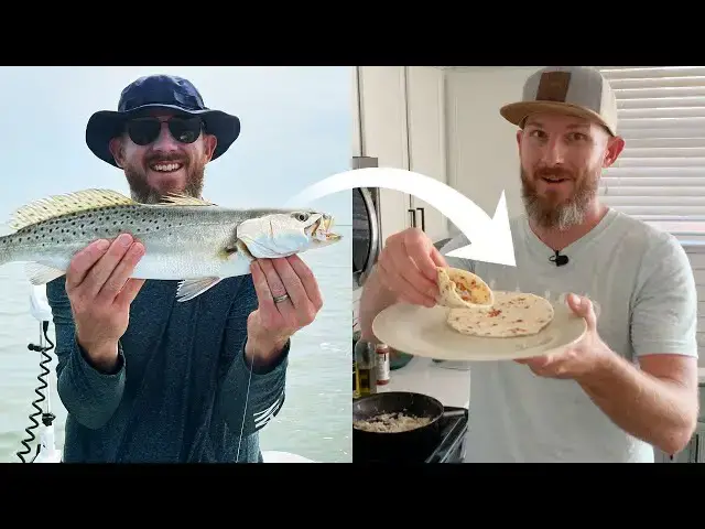 'Video thumbnail for Speckled Sea Trout Catch Clean and Cook'