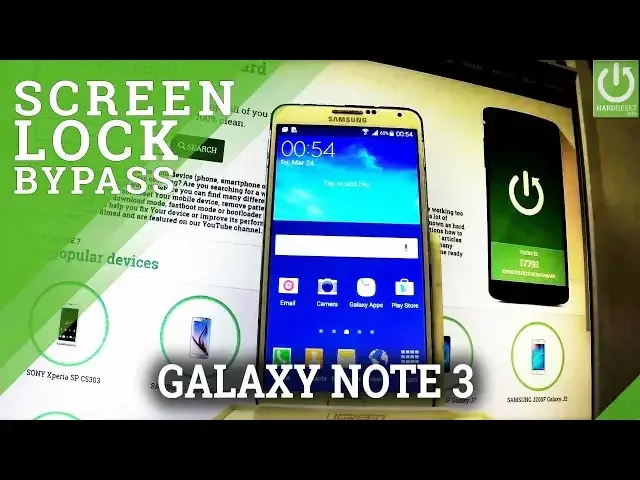 'Video thumbnail for SAMSUNG N900 Galaxy Note 3 Hard Reset / Bypass Screen Lock'